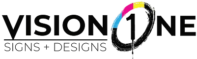 Vision One Signs logo
