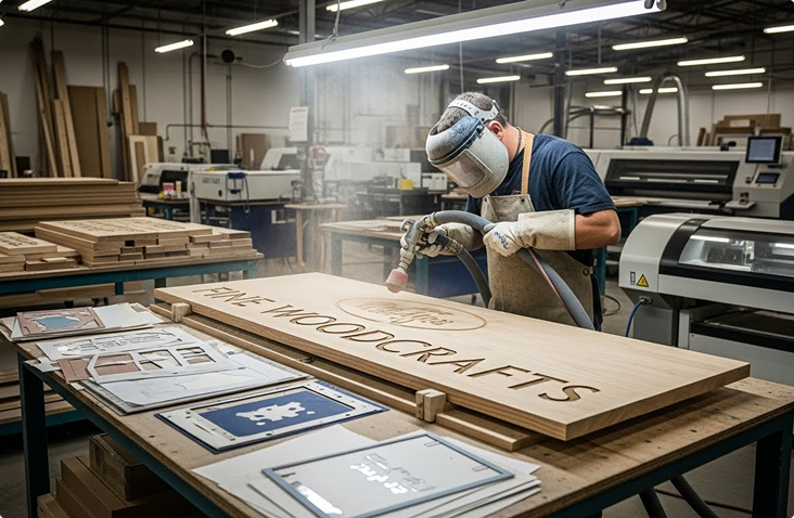 Why Sandblasted Signs Look Different